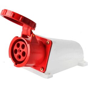 مقبس سطح صناعي رمادي مقاوم للماء 5Pin 125A 380V-415V 3P+E IP67 in Kuwait