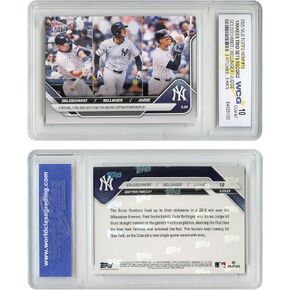 2025 Topps Now Judge - Bellinger - Goldschmidt Card #19 Historic Baseball Record 3 Pitches 3 Homeruns - Graded GEM Mint 10 in Saudi Arabia