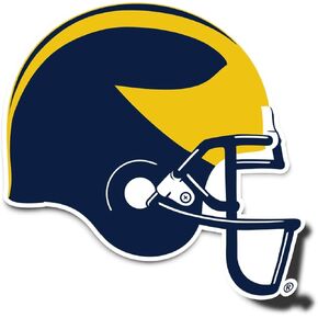 Desert Cactus University of Michigan Sticker Wolverines Blue Hail Vinyl Secal Matop Botto Mater Carbook (IND 10) in Saudi Arabia