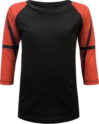 ILTEX Sports Adult & Kids Raglan Shirt Printed Sleeves Athletic Jersey Soccer Volleyball Basketball Football in Kuwait