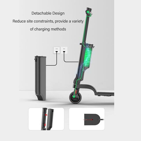 36V 5.0AH بطارية الليثيوم مضمنة بديلاً عالي الأداء لـ HX X6 Electric Scooter نظام استرداد طاقة السيارة in Saudi Arabia
