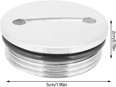 316 Stainless Steel Polished Boat Gas Cap,Marine Boat Fuel Cap,1.97 x 1.97 x 0.79 inches Bass Boat Fuel Tank Cap Vented Gas Cap for Boat Fuel Tank in Saudi Arabia