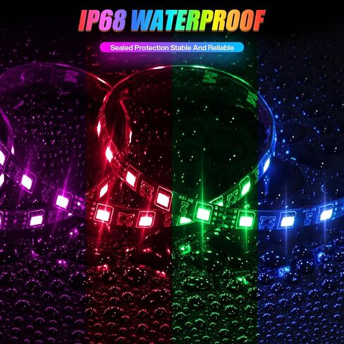 6pcs لعبة غولف سارحة أسطّة أدوات ضوء LED LED ، شريط RGB متعدد الأوضاع ، شريط الضوء ، التطبيق والتحكم عن بعد ، مزامنة الموسيقى ، IP68 مقاوم للماء ، 9-16 فولت شرائح إضاءة عربة غولف لسيارة النادي ezgo yamaha in Kuwait