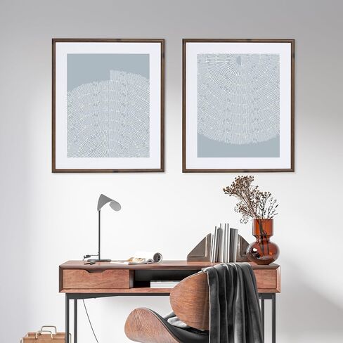 مجموعة Camden Reed من إطارين من ملصقات Luxe مُحسّن إلى 16x20 بوصة ، و 20 × 24 بوصة ، والنحاس النحاسي in Saudi Arabia