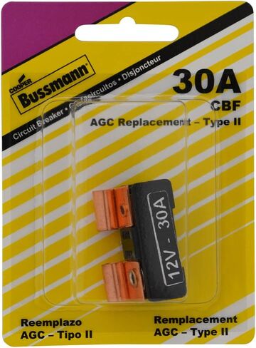 Bussmann (BP/CBF-30-RP) 30 Amp CBF Type-II Circuit Breaker for Glass Fuse Panel in Saudi Arabia
