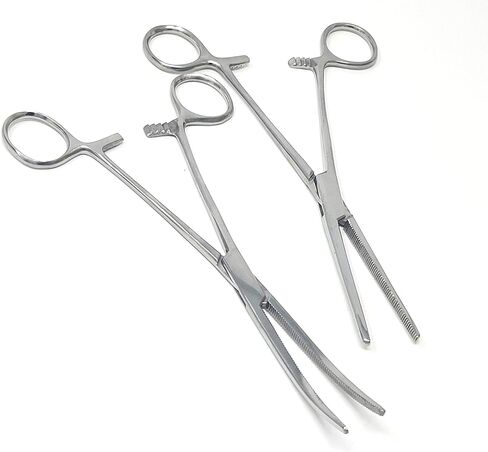 2 PC 8 "قفل ملقط مستقيمة من الفولاذ المقاوم للصدأ المقاوم للصدأ المنحني مثالية ل EMT ، رجال الإطفاء ، الأسنان ، هواية ، صيد ، إلكترونيات ، تشذيب ، تحنيط + المزيد in Saudi Arabia