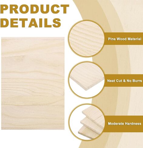 PATIKIL Wood Breaking Board 17mm Thick, 10 Pack Karate Martial Arts Boards Wooden Kick Board Training Accessory for Adult Taekwondo Punching Karate Practice Performing in Saudi Arabia
