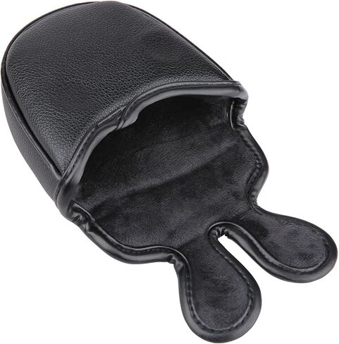 Golf Club Mallet Center Shaft Putter Head Cover Soft Leather with Embroidery Magnetic Closure in Saudi Arabia