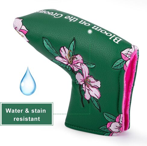 غلاف غلاف غلاف غلاف الشفرة مضرب Azalea تطريز نادي الغولف يغطي غطاء مضرب شفرة الجولف الجلدية مع الملاءمة المغناطيسية معظم العلامات التجارية in Kuwait