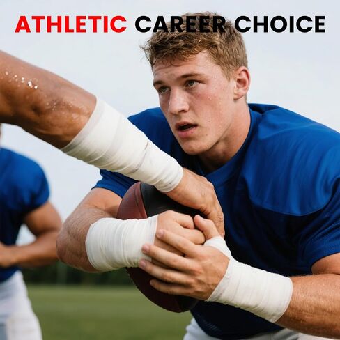 8 Pack Athletic Tape ، شريط رياضي أبيض ، شريط معصم مفعم بالدموع ، أشرطة التصاق قوية للملاكمة ، الجمباز ، الهوكي ، كرة القدم ، اللاكروس والإسعافات الأولية (1.5 بوصة × 184 قدم) in Kuwait