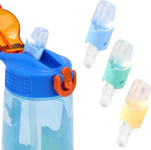 3pcs Bite Valve Replacement Parts for Zak Designs Water Bottle, Water Bottle Mouthpiece BPA Free Silicone Spout Replacement Lid for 15/15.5/16/19/25/27oz in Saudi Arabia