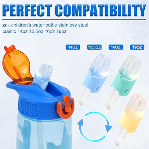 3pcs Bite Valve Replacement Parts for Zak Designs Water Bottle, Water Bottle Mouthpiece BPA Free Silicone Spout Replacement Lid for 15/15.5/16/19/25/27oz in Saudi Arabia