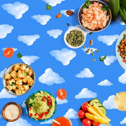 3 عبوات فهدات طباعة المائدة البلاستيكية مفارش-54 × 108 بوصة يمكن التخلص من طاولة طباعة حيوانات سافاري للحيوان in Kuwait