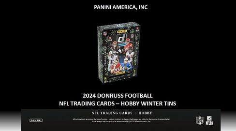 2024 Panini Donruss Football Winter Holiday Tin in Saudi Arabia