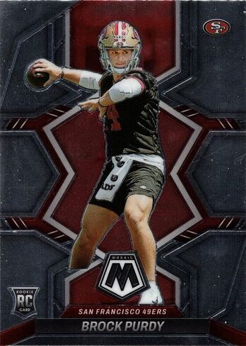 2022 Panini Mosaic Football #367 Brock Purdy Rookie Card 49ers in Saudi Arabia
