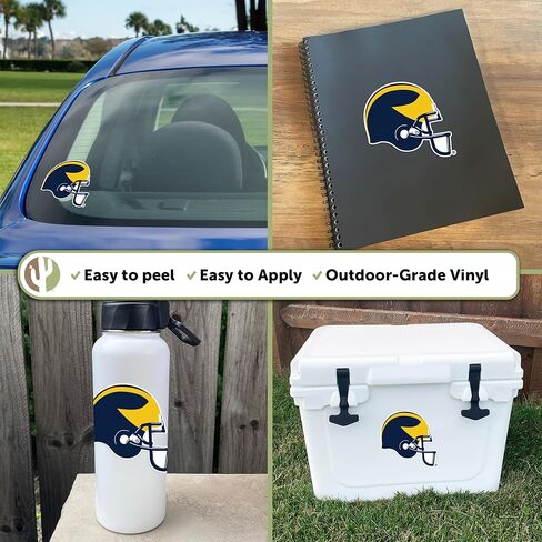 Desert Cactus University of Michigan Sticker Wolverines Blue Hail Vinyl Secal Matop Botto Mater Carbook (IND 10) in Saudi Arabia