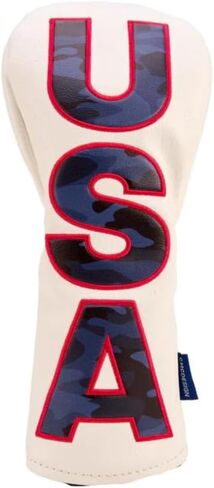 CMC Design USA Liberty Camo Hybrid Headcover - White/Blue Camo/Red in Saudi Arabia