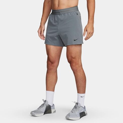 Nike Flex Rep Men's Dri-FIT 5" Unlined Fitness Shorts (Smoke Grey/Black/Black, FN3002-084) Size Large in Saudi Arabia