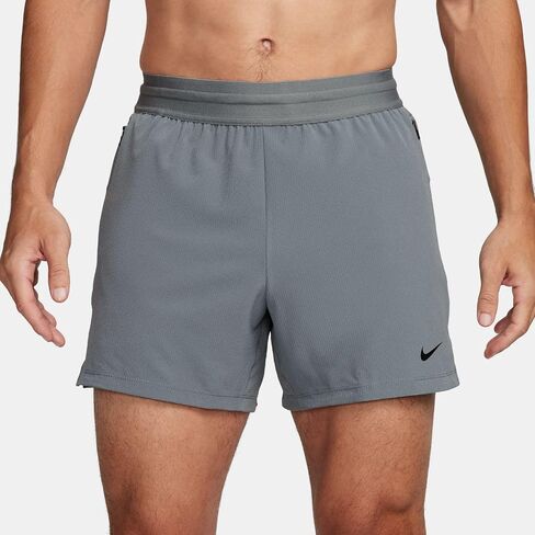Nike Flex Rep Men's Dri-FIT 5" Unlined Fitness Shorts (Smoke Grey/Black/Black, FN3002-084) Size Large in Saudi Arabia