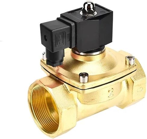 2" Solenoid Valve 24v ac IP65 Waterproof Normally Closed Brass DN50 Solenoid Valve 24V 12V 220V 110V in Saudi Arabia