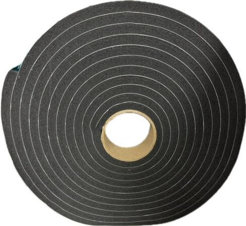 Generic Peak Weather Stripping Tape 1/2inch Thick Foam x 2 inch Wide x 300in. Long Black Black PVC Foam Tape in Saudi Arabia