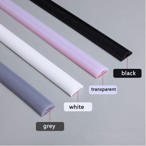 Bathroom Foldable Block water Stopper sealing strip shower threshold dam Self-adhesive silicone shower barrier (66 Inch) in Saudi Arabia