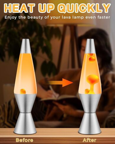 Lava Lamp Bulb 25 Watt ، S11 E17 Base 120 Volt لمبة استبدال Lava الأصلية لـ 14.5 بوصة مصابيح الحمم البركانية - أبيض دافئ - أبيض دافئ (S11-25W) in Kuwait