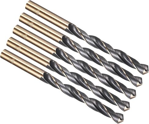 بتات Patikil 12mm مثقاب ، Jobber Straight Shank 4341 عالية السرعة الصلب 118 ° أسود وذهبي الانتهاء من أكريليك الصلب المعدني المتوسطة-1 حزمة in Kuwait