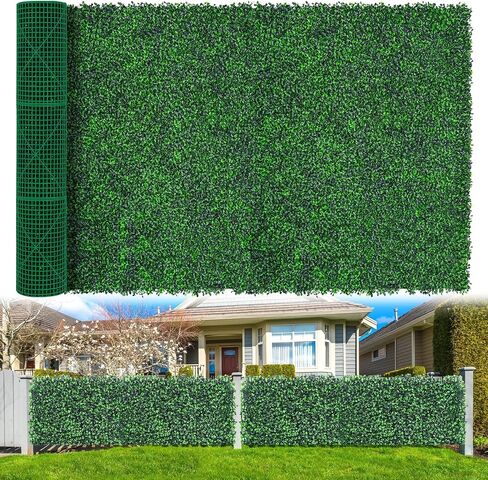 ألواح الجدران الاصطناعية ، 20'x20 '' 8pcs ألواح جدران العشب فو مع أوراق الوحش مقاوم للأشعة فوق البنفسجية ، خلفية خضراء جدار العشب الأخضر للحديقة في الهواء الطلق في الهواء الطلق ديكور الزفاف in Kuwait