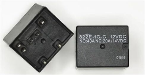 Relay 822E-1C-C 822E 1C C 12VDC 40A Relay 5Pcs in Saudi Arabia