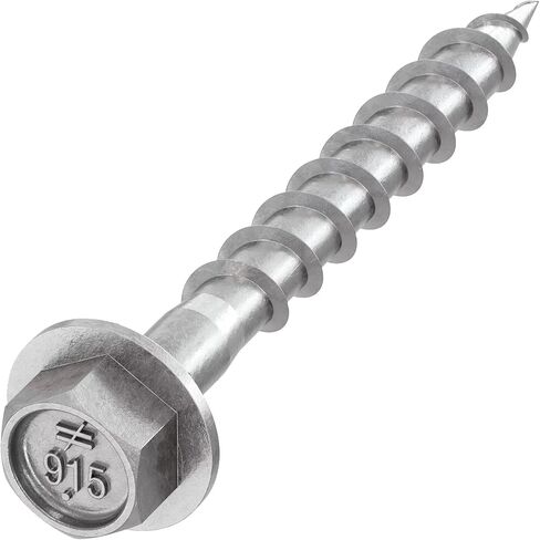 Simpson Strong -Tie SD9112SSMB - #9 × 1-1/2 بوصة محرك أقراص قوي SD SS براغي - النوع 316 من الفولاذ المقاوم للصدأ ، 1/4 بوصة رأس السدسيات السدسي ، تحسين المنزل (الصندوق من 3000) in Saudi Arabia