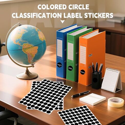 White Dot Stickers 3/4 Inch,Round 1320 Pcs Color-Coding Labels,Sticky Circle Dots for Office,Classroom,Library Organization in Saudi Arabia