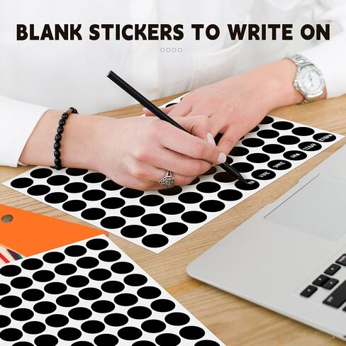 White Dot Stickers 3/4 Inch,Round 1320 Pcs Color-Coding Labels,Sticky Circle Dots for Office,Classroom,Library Organization in Saudi Arabia