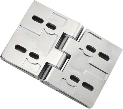 Zinc Alloy Box Door and Window Hinge 1Pcs(100x104-ChromePlated) in Saudi Arabia