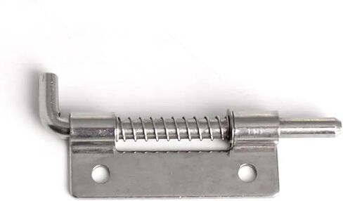 304 Stainless Steel Spring Latch Hinge 1Pcs(Holes Left) in Saudi Arabia