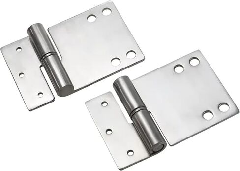 Stainless Steel Hinges Detachable Left and Right 1Pcs(Left) in Saudi Arabia