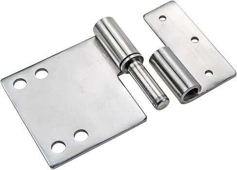 Stainless Steel Hinges Detachable Left and Right 1Pcs(Left) in Saudi Arabia