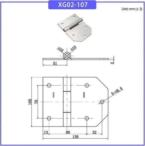 XG02-107 أبواب المقصورة دائرية 304 مفصلات من الفولاذ المقاوم للصدأ ملحقات الأجهزة 1pcs in Saudi Arabia