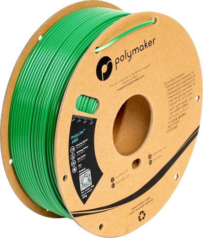 Polymaker ABS Filament 2.85mm Black, 1kg ABS 3D Printing Filament, PolyLite ABS 3D Printer Filament, Heat Resistant, Strong & Durable, Dimensional Accuracy +/- 0.03mm in Saudi Arabia