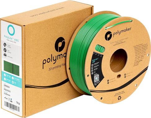 Polymaker ABS Filament 2.85mm Black, 1kg ABS 3D Printing Filament, PolyLite ABS 3D Printer Filament, Heat Resistant, Strong & Durable, Dimensional Accuracy +/- 0.03mm in Saudi Arabia