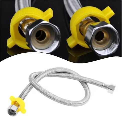 1pc 40/60/80/100/150/200cm 1/2 Inch Plumbing Explosion-Proof Flexible Braided Hose(2,150cm) in Saudi Arabia