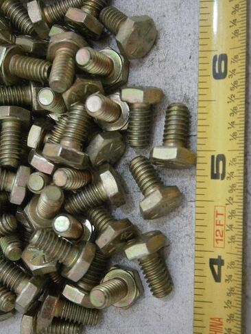 حزمة جديدة من مسامير الماكينة 1/4-20 × 1/2 "رأس سداسي طويل الصف 8 الصلب الأصفر الكثير من 23#4995 متعددة الأغراض مجموعة متنوعة شاملة أجهزة تشويش Wnyneh03884 in Saudi Arabia