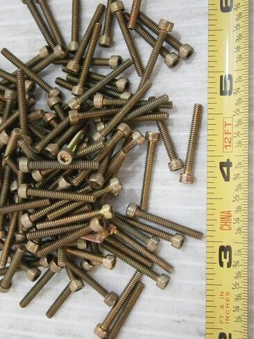 حزمة جديدة من مسامير الغطاء 4/40 × 7/8 سبل المقبس سبيكة الصلب الزنك الأصفر الكثير من 75#2385 متعددة الأغراض مجموعة التماثل أجهزة تشويه Wnyneh05136 in Saudi Arabia