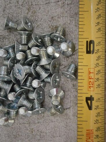 New Pack of Machine Screws #8/32 x 1/4" Phillips Flat Head 100 Degree Steel Lot of 100#5512 Multi-Purpose Comprehensive Hardware Fastener Assortment Kit WnyNEH04462 in Saudi Arabia