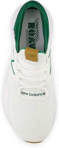 New Balance Men's Fresh Foam Roav V1 Running Shoe, White/Classic Pine/Incense, 10.5 in Saudi Arabia