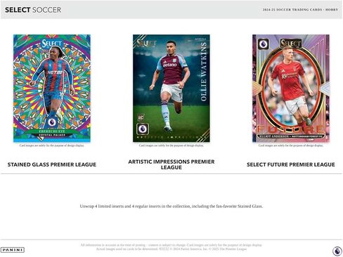 2024/25 Panini Select Premier League EPL Soccer Hobby Trading Card Box (Find 3 Autograph or Memorabilia Cards per Box!) in Saudi Arabia