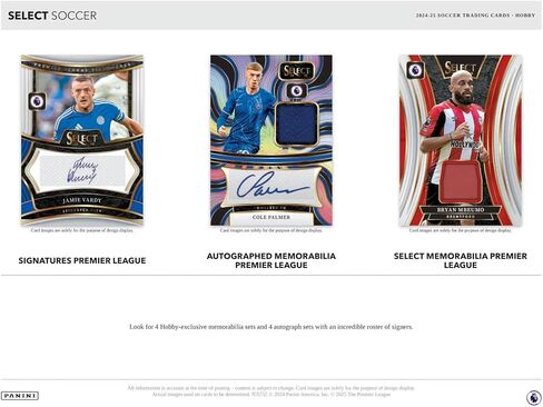 2024/25 Panini Select Premier League EPL Soccer Hobby Trading Card Box (Find 3 Autograph or Memorabilia Cards per Box!) in Saudi Arabia