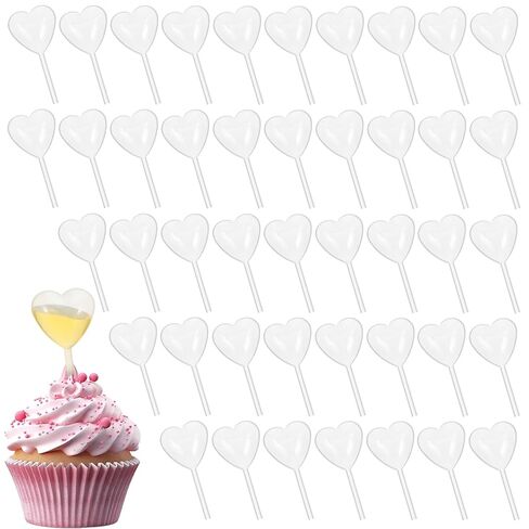 100pcs mini pistes for cupcakes ، 4 مل بلاستيك شفاف سائل سائل نقل قطار سائل الضغط على ماصة قابلة للتصرف في أنواع مصغرة لزينة الكعك من الفراولة الشوكولاتة in Saudi Arabia