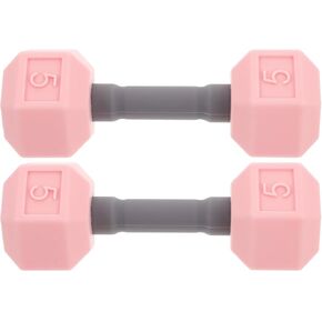 Totority Mini Dumbbells for Kids 2pcs Silicone Hand Weights, Pink Toddler Exercise Toys, Home Gym Equipment, 4.52 * 1.69 * 1.49inch, for Children, Kindergarten Sports in Kuwait