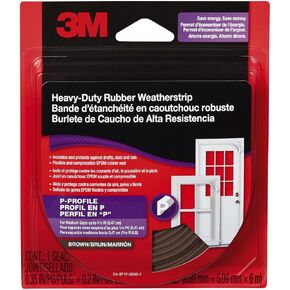 3M RWS-E120 Weatherstrip المطاطية الثقيلة ، البروفيري ، 0.35 بوصة × 19.7 قدمًا ، براون in Kuwait